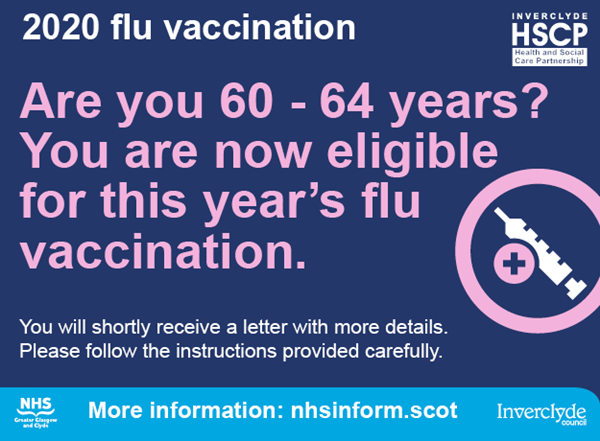 60-64 years flu vaccine
